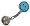 Schwesternuhr Trend Uhr Typ Smiley mit Clip hellblau Kitteluhr Krankenschwesteruhr Pflegeruhr Ansteckuhr Original Damenuhr Herrenuhr mit Clip Tiga-Med