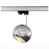 Hochvolt Deckenspot dreh- und schwenkbar “Light Eye Spot” GU10 / 75W in Chrom
