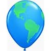 Riesenballon Globus, Qualatex, 90 cm Durchmesser