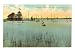 Belle Isle Yacht Club, Detroit, Michigan Architecture Art Poster Print, 18x13
