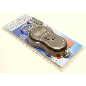 40kg Portable Electronic Digital Luggage / Fishing Scales - ASST COLOUR