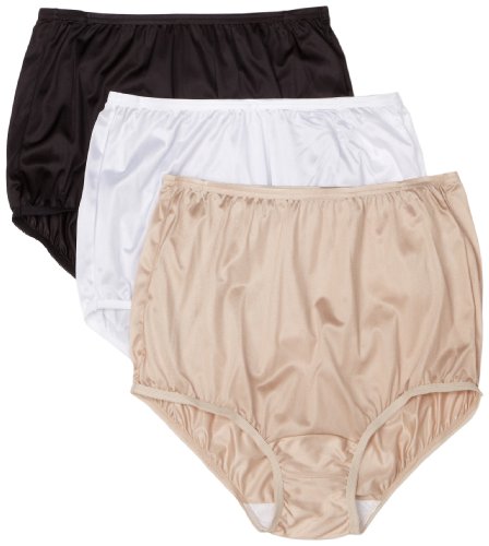 Vanity Fair Women's 3-pack Perfectly Yours Ravissant Premium Tailored Nylon Brief #15712