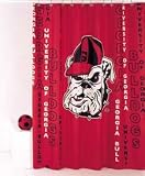 University of Georgia Bulldogs Shower Curtain