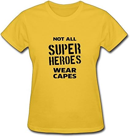 PTCY Designed Youth T-shirt Funny Super Heroes Wear Capes US Size XXL Gold
