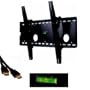 VideoSecu Black Tilt Wall Mount Bracket with Free 7 FT HDMI Cable for Panasonic 50 inch HDTV Plasma/LCD TV M72