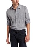 The Shirt by Joe’s Men’s Relaxed Single Pocket Shirt, Denim, Medium