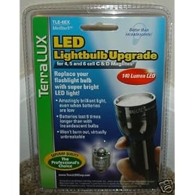 TERRALUX LUXEON K2 LED for 4-6 CELL MAGLITE TLE 6EX