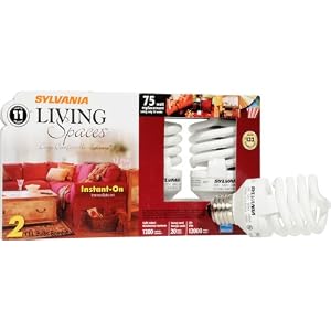 Sylvania 29973 Compact Fluorescent Micro Mini Light Bulb, 20-Watt by Sylvania