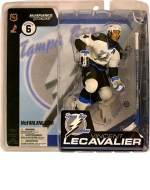 McFarlane Toys NHL Sports Picks Series 6 Action Figure: Vincent LeCavalier (Tampa Bay Lightning) White Jersey