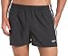 Swim Shorts - Speedo Men's Fashion Polyester Taslan Solid Striped Surf Runner Volley 14" Outseam Watershort Swimsuit, Black, X-Large