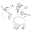 Skque Apple Ipod Touch 1G / Nano 3G 2G 1G / Classic 120GB 80GB / Iphone Car Charger + Wall Charger + USB Data Cable Bundle Kit Set (NOT FOR iphone 3G / Touch 3G , 2G / Nano 5G 4G / Classic 160GB)