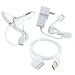 Skque Apple Ipod Touch 1G / Nano 3G 2G 1G / Classic 120GB 80GB / Iphone Car Charger + Wall Charger + USB Data Cable Bundle Kit Set (NOT FOR iphone 3G / Touch 3G , 2G / Nano 5G 4G / Classic 160GB)