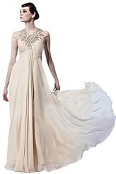 Plus Size Chiffon/Taffeta/Tulle Applique Lace Crystal Crystals Beaded Cap Sleeves Bridesmaid Dress/Mother-of-the-Bride Dress/Wedding Dress 