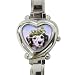 Limited Edition Violano Italian Charm Heart Watch Dalmatian Victorian