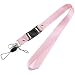 Eforcity Pink Phone Neck Strap with Swivel Buckle