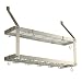 Rogar Estate Wall-Mounting 2-Shelf Wine Rack - Stainless Steel/ Chrome