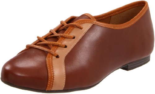 Mariana by GOLC Womens Carson Flat,Cognac/Tan/Sand,36 EU/5.5-6 M US