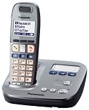 Panasonic KX-TG6571  DECT Systemtelefon mit Freisprechfunktion, Headset Anschluss graphit