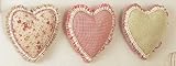 Pocket Full of Posies Wall Hanging (3 Hearts), by Baby Martex