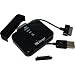 RM iPhone4/4S対応 iPhone/iPod用 1000mAhバッテリー式充電器 破損・ホコリ防止キャップ&ミニ充電ケーブル(約20cm)付 RM-LB2330BK