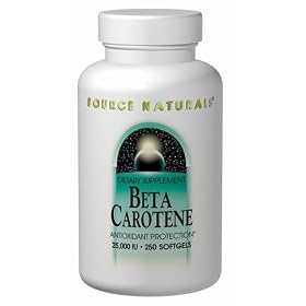 Source Naturals Beta Carotene, 100 Softgel, 25000 Iu