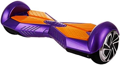 Bedicar Two Wheels Smart Self Balancing Scooters Drifting Board Electric Personal Transporter-outdoor Sports Kids Adult Transporter with LED Light (purple+orange)