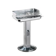 Standgrill, S�ulengrill Edelstahl / BBQ Grill, 51x35x64cm, BE-45617