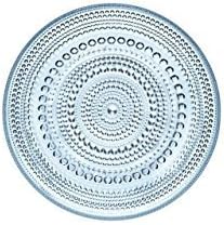 (Set of 4) Iittala Kastehelmi Plate Light Blue 6.75 x .75 by Iittala Kastehelmi