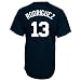 New York Yankees Alex Rodriguez Full Button Down Synthetic Replica Batting Practice Jersey,Large