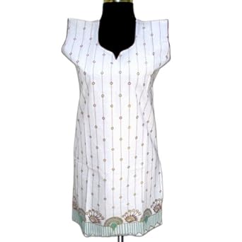 Embroidered Cotton Top With Sequins For Women Wear From India 