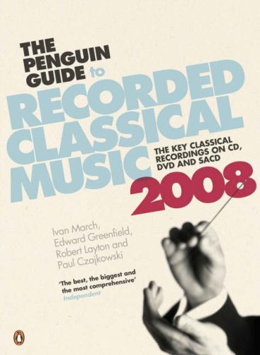 City Travel Guides Discounted  Books : The Penguin Guide to Recorded Classical Music 2008