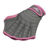 SpeedoHydroResistanceSwimGlove(Medium,Charcoal/Pink)