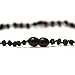 The Art of Cure Baltic Amber Teething Necklace for Baby (Raw black cherry) - Anti-inflammatory ...