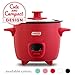 Dash DRCM200GBRD04 Mini Rice Cooker Steamer with with Removable Nonstick Pot, Keep Warm Function & Recipe Guide, Red