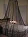 OctoRose ® Black Hoop Bed Canopy Mosquito Net Fit Crib, Twin, Full, Queen, King