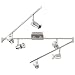 Trio 8130061-07 Halogen-Deckenschiene