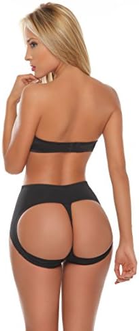TruFigure Butt Lifting Panties, Black, L