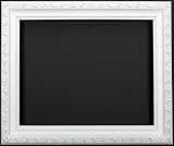 Scrolled White Picture Frame-Solid Wood_New