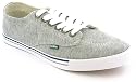 Kickers "Sneakie Low Textile" Mens Lace Up Fashion Canvas Shoes/Fashion Shoes - Grey