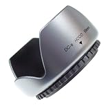 Mennon DC-s 55 Screw Mount 55mm Flower Lens Hood, Silver