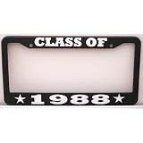 CLASS OF 1988 License Plate Frame by Motown Automotive Design
