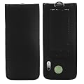 Apple iPod Nano 5th Generation Black Leather Flip Case Cover