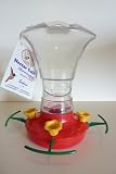 Nectar Cafe Sedona 8 Ounce Plastic Hummingbird Feeder with 4 Feeding Stations