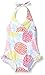 Gymboree Girls' Baby White Halter Swimsuit with Pineapple Print