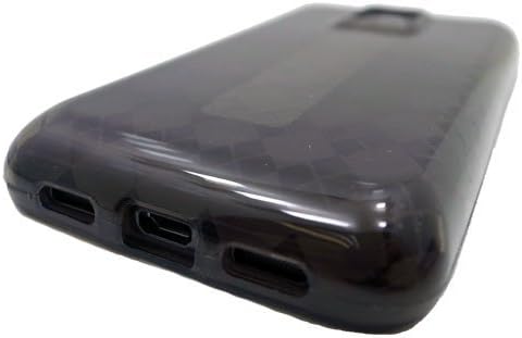 LG P990 Optimus 2X/ Optimus Speed/ (T-Mobile G2X) Rubber TPU Case - Checker Style - Smoke Black by Case2 with Case2 Packing