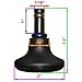 Office Chair Glides Replace Casters (5 Piece Sets)