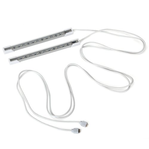 Fuloon 12V 1/2/3/4 Pcs X 20CM Multiple Colour Changing LED Aluminum Strip with Silica gel Light Aquarium Lighting Fish-44 Keys (2pcs)