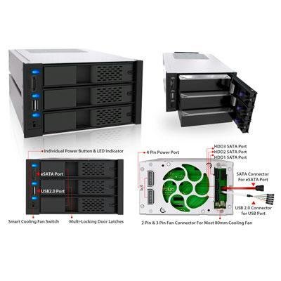 3 In 2 Sata I&ii Hot-swap Raid