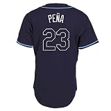 Carlos Pena #23 Rays Adult Alternate Navy Jersey