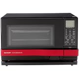 Sharp-Ax1100r-Mikrowelle-Mit-Dampfgarer-Schwarz--Rot